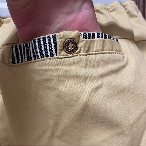 Tansozer Men’s Khaki Casual Shorts With Elastic Waistband And Drawstring New - Picture 12 of 15